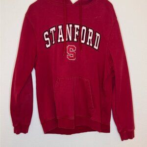 Colosseum Stanford Spell out Red Hoodie
